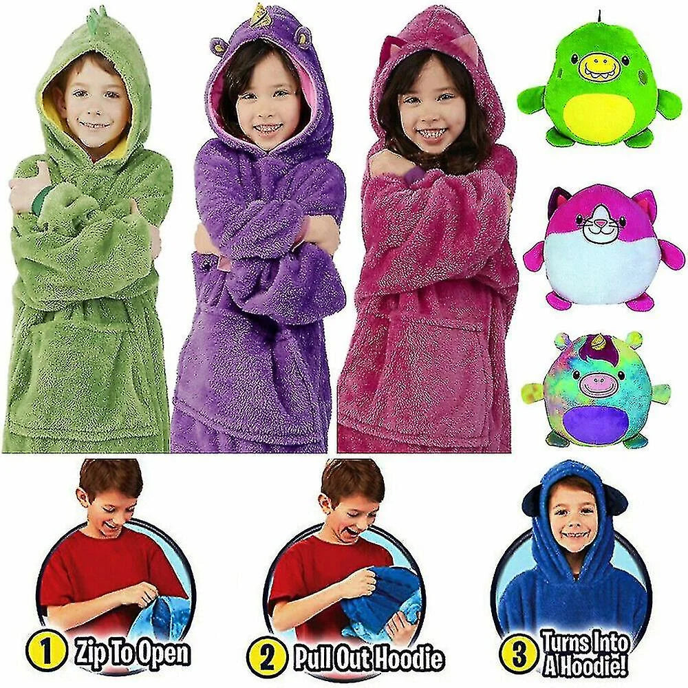 FetZboon™ Kids Hoodie Blanket