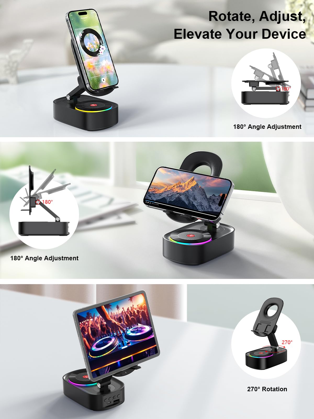 FetZboon™ 5 in 1 Bluetooth Speaker Phone Support