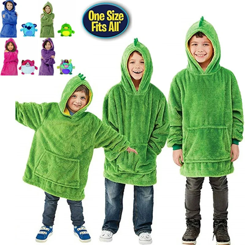 FetZboon™ Kids Hoodie Blanket