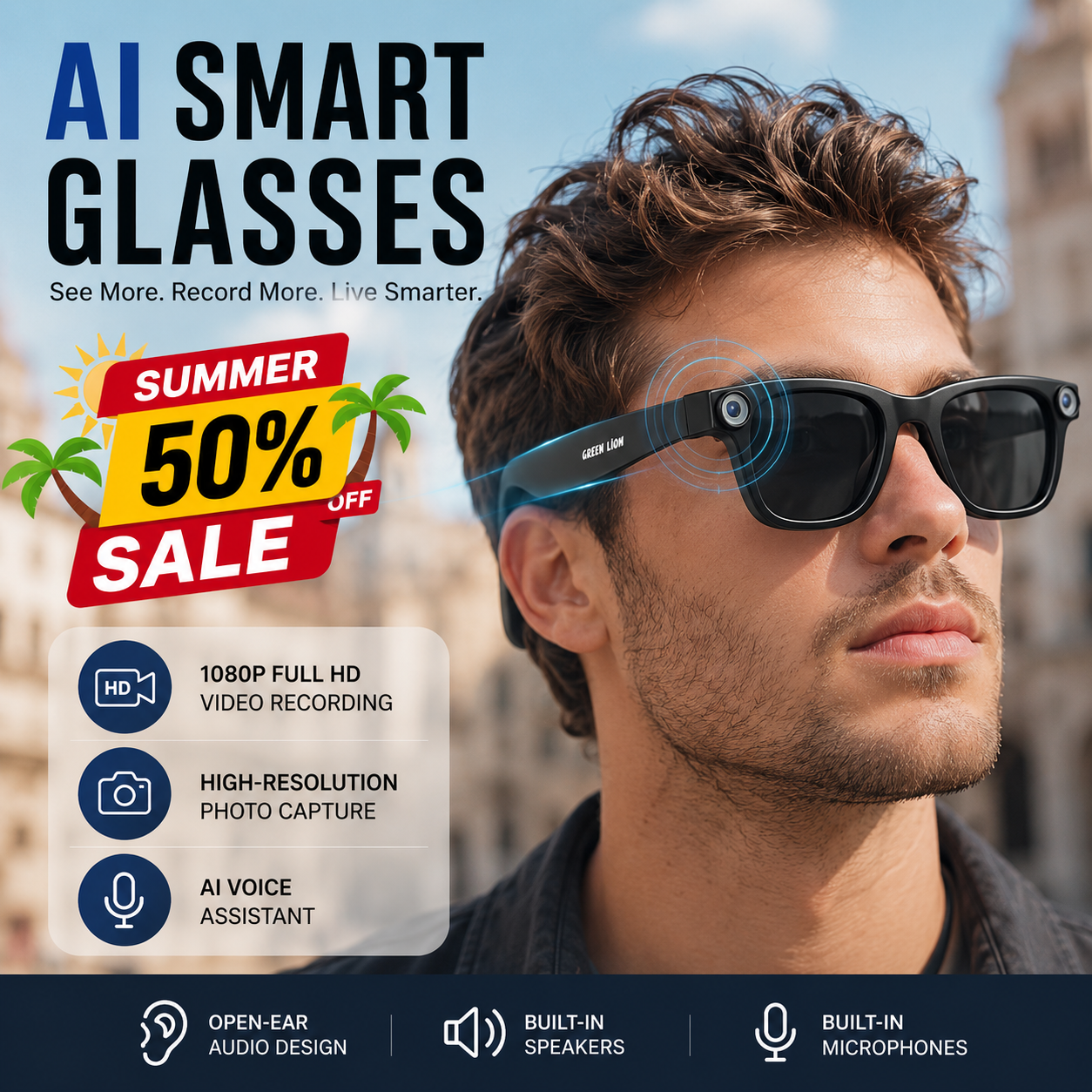 FetZboon™ AI Smart Glasses