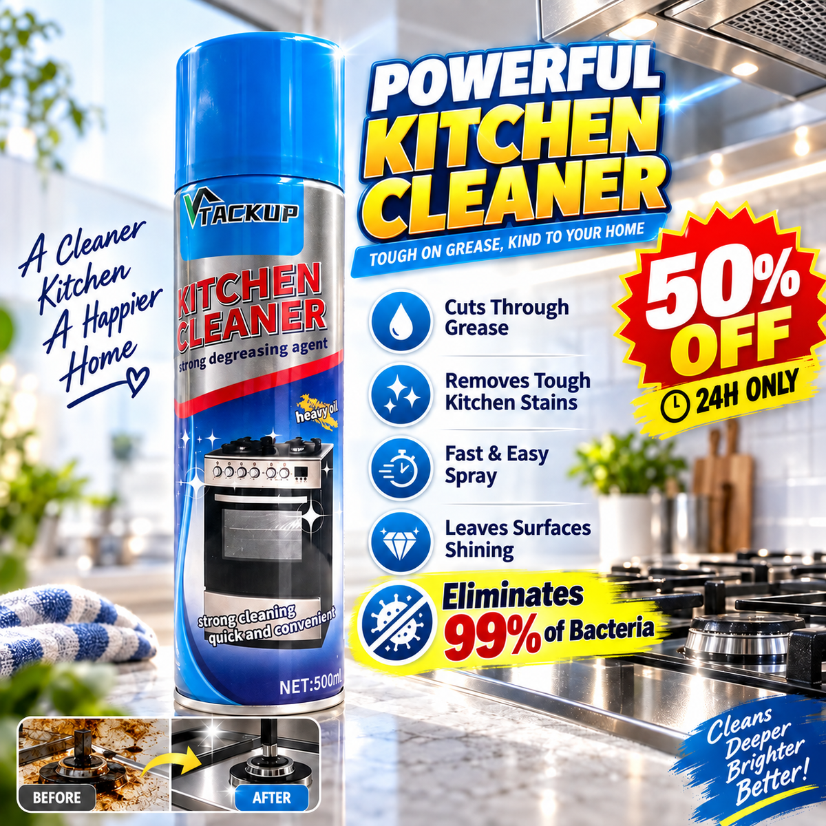 FetZboon™ Powerful Kitchen Cleaner
