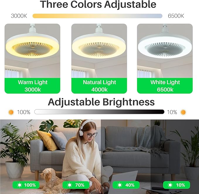 FetZboon™ Ceiling Fan With Light