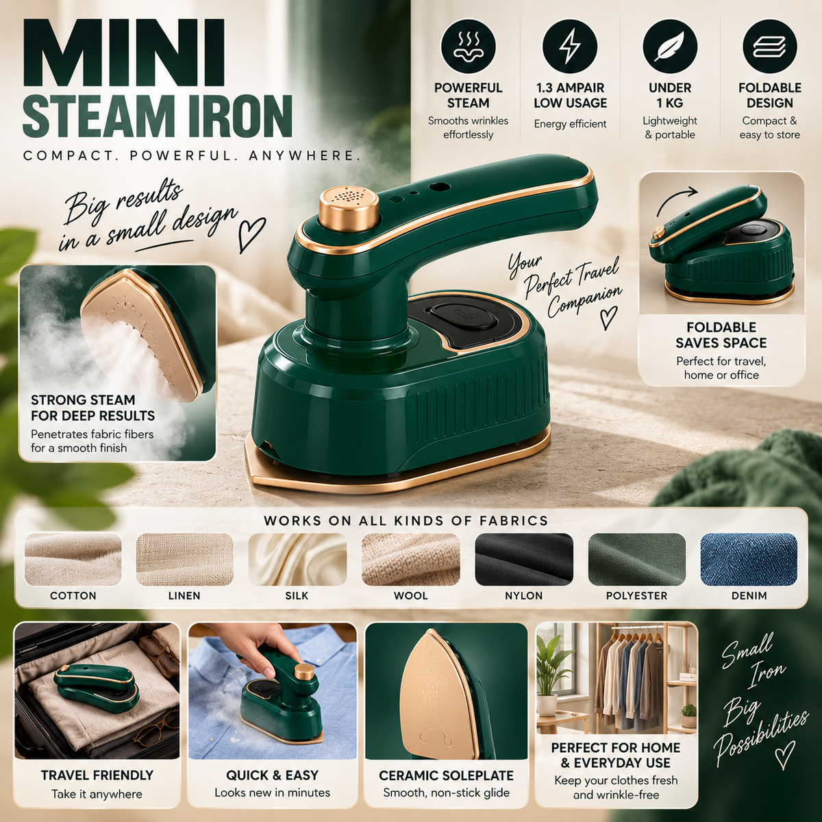 FetZboon™ Portable Mini Iron