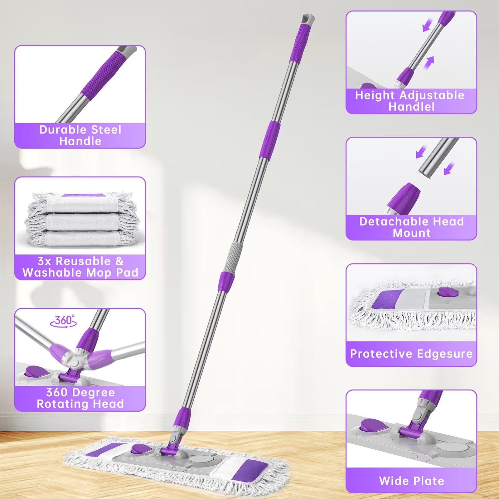 FetZboon™ Microfiber Mop